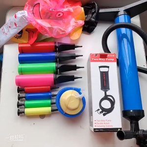 ส่งไว! ที่สูบลมลูกโป่ง สูบลูกโป่งแบบกดปั๊ม ที่สูบลูกโป่งแบบมือปั้ม ปั๊มลม ดันด้วยมือ แบบพกพา ที่สูบลมลูกโป่งขนาดมินิ ที่เป่าลูกโป่ง สูบได้ทั้งลูกโป่งยางและลูกโป่งฟอยล์