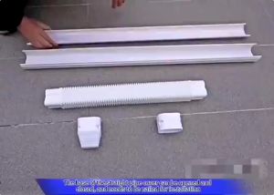 3"x2.5" - PVC Copper Pipe Cladding/Molding Set for Aircon Good for 1hp - 2hp