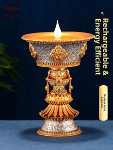 ZANGCUN | Buddhist Ritual Rechargeable LED Tallow Lamp
