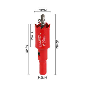 Hole Saws Drilling for Wood Plastic PVC Thin Sheet Aluminum Alloy 32mm 25mm 20mm DIY Woodworking Forester Bit Metal Cutting