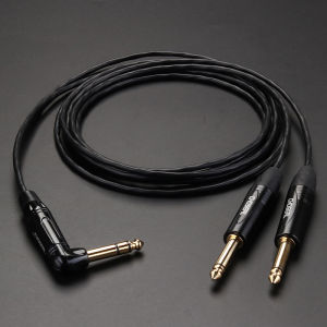 Choseal | Splitter Cable 6.5mm TRS to Dual 6.35mm TS