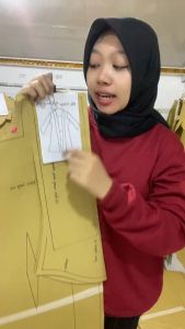【COD】 Pola Kebaya Kutu Baru Long Dewasa | Pola Baju Wanita Lengkap | Pola Instan Kebaya | Pola Jiplak | Pola Jahitan Lengkap Firdaus Busana
