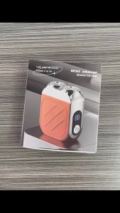 โกนหนวดไฟฟ้า IPX7 กันน้ำ มินิ สองหัว แม่เหล็ก โกนสะอาดเป็นพิเศษ แบบพกพา จอแสดงผลดิจิตอล มีดโกนหนวดไฟฟ้า