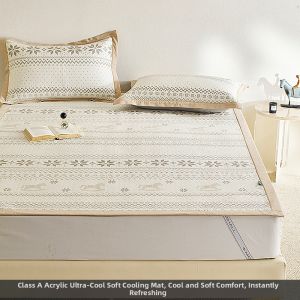 shui yang | Ultra Fast Cooling Icy Silk Matress Cover Washable