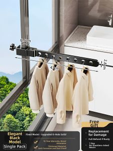 YNQN | Window Suitable Balcony Drying Net and Rail