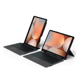 Wireless BT Keyboard Case For Samsung Galaxy Tab S10+ S9+ S9 FE+ S8+ S7+ S7 FE 12.4 Inch S10/S9/S8/S7 Plus Smart Case Detachable