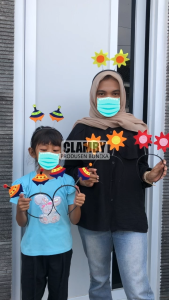 Bando Rambut Karakter Kupu-Kupu Pink untuk Anak & Dewasa- Aksesoris Fashion Trendi