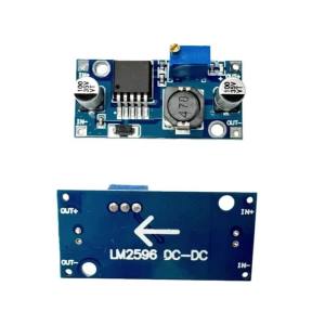 LM2596S Buck Converter DC-DC Adjustable Step Down Module 3.2-40V to 1.25-35V 3A with Voltmeter for LED Car Charger