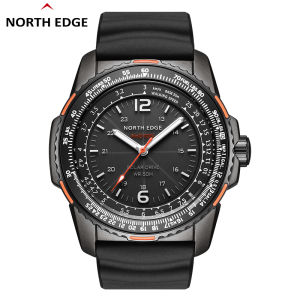 NORTH EDGE PHOTON Men Digital Military Watch Waterproof 50M Mens Sport Wristwatches Solar Power Luminous Enviormentally Clock