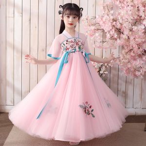 ชุดฮันฟูเด็กผู้หญิง ชุดการแสดงฤดูร้อน ชุดเด็กโบราณ ชุดเต้นรำฟลายดังฮั่นหนาน ชุดจีนโบราณ ชุดเด็กผู้หญิง ชุดเด็ก