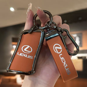[Ready Stock]Car Key Cover Case Shell for Lexus ES300 NX350 UX260 LS500 RX350h LC RZ Alloy Leathe Car Accessories Comprehensive protection