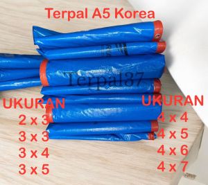 Terpal Plastik A5 Korea Berbagai Macam Ukuran