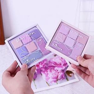 BabyShop-A117 Sticky Note Bentuk Eyeshadow Mini / Sticky Notes Macaron Pallate Edition / Memo Tempel