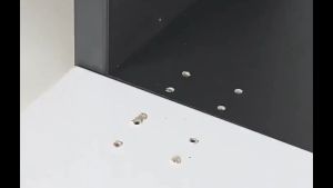 90 Degree Hydraulic Mount Cabinet Hinges Close Cupboard Door Hinge Easy Installation Concealed Hinge  (With Screw)