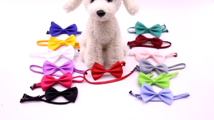 Pet Dog Collar And Cat Collar For Kitten Bow Ties Collar Adjustable Cat Bow Ties Dog Bowtie