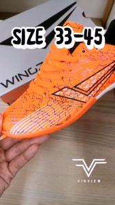 VIDVIEW  !!ลดสนั่น!! รองเท้าฟุตซอล พื้นยาง WINGZ WZ2215 เบอร์ 33-45 สำหรับเล่นกีฬา รองเท้ากีฬา รองเท้าพื้นยาง - Lazada