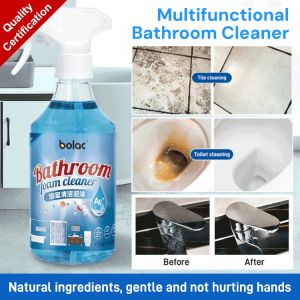 Multifunctional Bathroom Cleaner: Foam Cleaning Spray for Toilet Bowl, Tile & Glass Stain