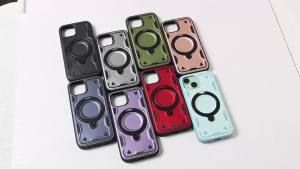 Shockproof Armor For Magsafe Phone Case For Google Pixel 9 10 Pro XL 10a 9a Magnetic Ring Holder Stand Protective Back Cover