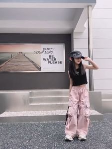 Baggy Pants for Kids: High Waist & Multiple Pockets Cargo Pants