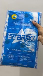Calypso Starex Ice Bag Plastic ng Yelo | WHOLESALE | 2000 pcs (100 pcs per pack / 20 packs) Size 4x12