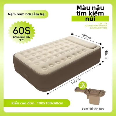 Đệm Lều Dã Ngoại Bơm Hơi Tự Động