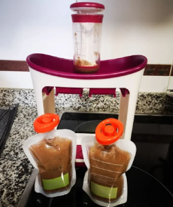 Baby Food Dispenser Bags Squeeze Food Station Homemade Juice Puree Pack Feeding Pouches Food Maker Set Storage Packing Machine