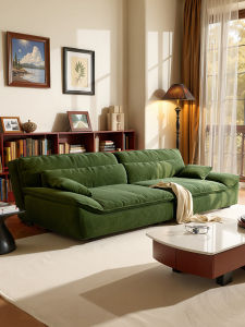 Retro Style Corduroy Foldable Washable Sofa Bed