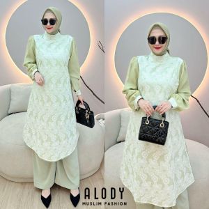 SETELAN CELANA MODE KHAIRA TERBARU BY ALODY  100%ASLI REAL