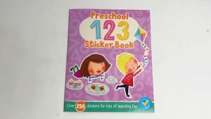 Preschool 123 Activity & Sticker Book To Learn With 250+ Stickers For Kids