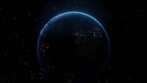 CIGA Design Mechanical Automatic Watch Blue Planet II Luminous Edition U Series Titanium Case Sapphire Crystal for Men and Women with Fluororubber Strap