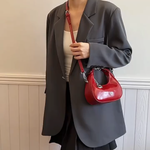 Túi xách tay đeo chéo nữ da trơn bóng thời trang HĐ 319