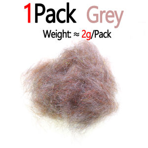 1-6Packs 2g/Pack Nymph Flash Dubbing Fly Tying Material For Scuds Shrimps Nymphs Throax Body Trout Bass Salmon Fly Fishing Lures