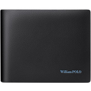 WILLIAMPOLO | Ví Ngắn Mới Phong Cách Da Bò Thật Mềm