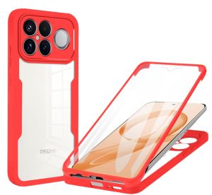 szhaiyu | Phone Case for POCO M7 M8 F8 X8 Pro Max Ultra 5G with Screen Protector Clear 360 Transparent Full Protect