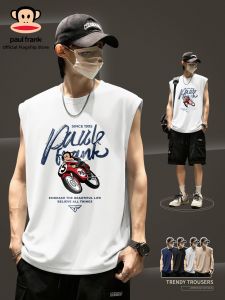 Paul Frank | Cotton Loose Sleeveless Vest Men Summer Motorcycle Riding