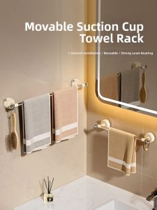 Kaman | Bathroom Rack Suction Easy Installation