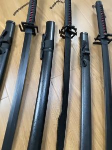 Cosplay anime BLEACH Tử Kiếm Kurosaki Ichigo Trăng Lưỡi Liềm tiansuo Zhanyue cos anime đạo cụ Nhật Bản thanh kiếm gỗ lưỡi dao bằng gỗ