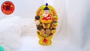 Tháp tỏi phong thủy phật thích ca năng lượng có đèn - TỎI CÁT TƯỜNG