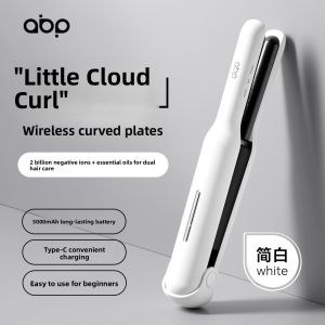 ABP | Wireless Charging Portable Negative Ion Hair Straightener