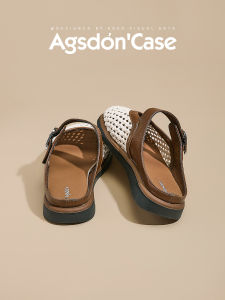 Agsdon | Dép Xỏ Ngón Đế Dày Thoáng Khí Mùa Hè