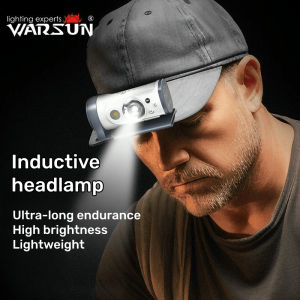 Warsun candyx Đèn pha cap kẹp ánh sáng mạnh Đèn Pha Led mini có thể sạc lại cảm ứng đèn pha cho ngoài trời