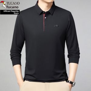 TUCANO | Spring Autumn New Business Casual Turn-down Collar T-Shirt