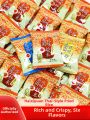 HaoXiYuan Flavor Fried Rice Snacks 500g Five Spice Beef Spicy Crab Yellow Flavor Crispy Rice Leisure Snacks Thai Flavor. 