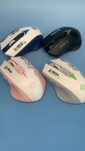 (Local Seller) KEBETEME 2.4G Wireless Mouse Bluetooth 5.4 Mouse Dual-Mode Rechargeable Mice 1600 DPI Office Mouse Gaming Mouse For PC Laptop