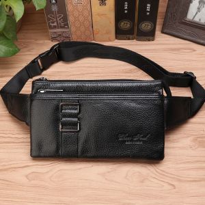 Túi Đeo Hông Da Thật Nhẹ Túi Đeo Ngực Thể Thao Thường Ngày Túi Đeo Lưng Vô Hình Túi Điện Thoại Di Động Túi Đeo Hông Đa Năng Cho Nam