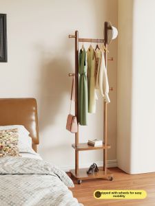 TINGXU | French Retro Style Space-Saving Wardrobe Stand