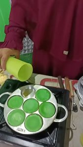 Cetakan Kue Lumpur/Apem/Wingko Babat/Bikang Mini Gratis Tutup Dan Sutil Kue