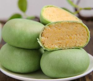 Matcha Green Bean Cake Breakfast Bread Snacks 500g1000g    抹茶绿豆饼