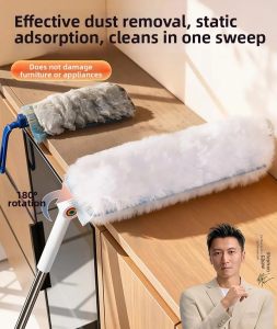 JOYBOS | Dust Removal Duster Electrostatic Cleaning Ceiling and Underbed Telescopic Rod