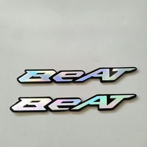 emblem Honda beat bahan karet satu set untuk kiri dan kanan